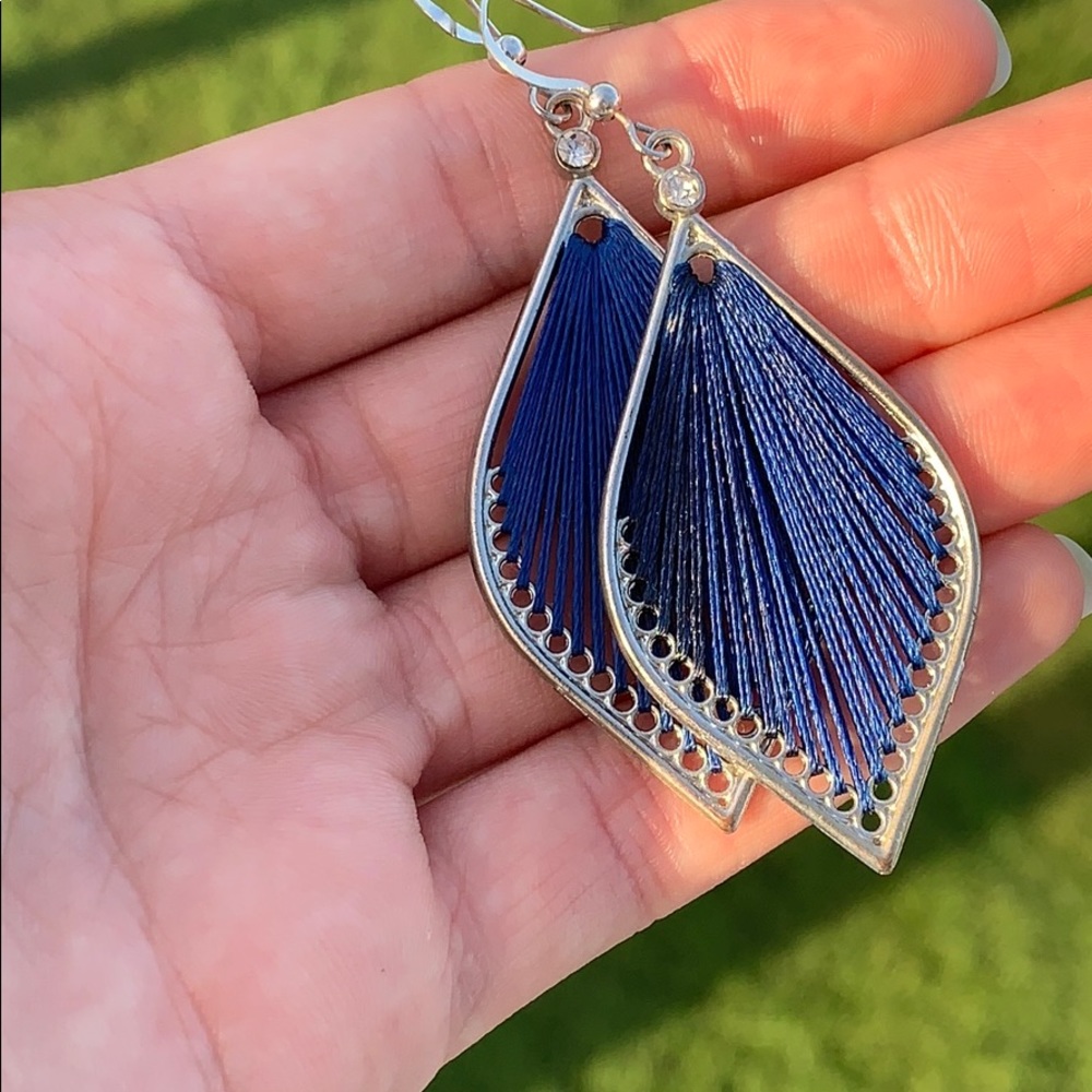 Blue earrings